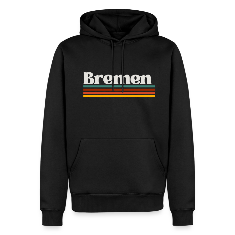 Hoodie Bremen "Retro" - Schwarz