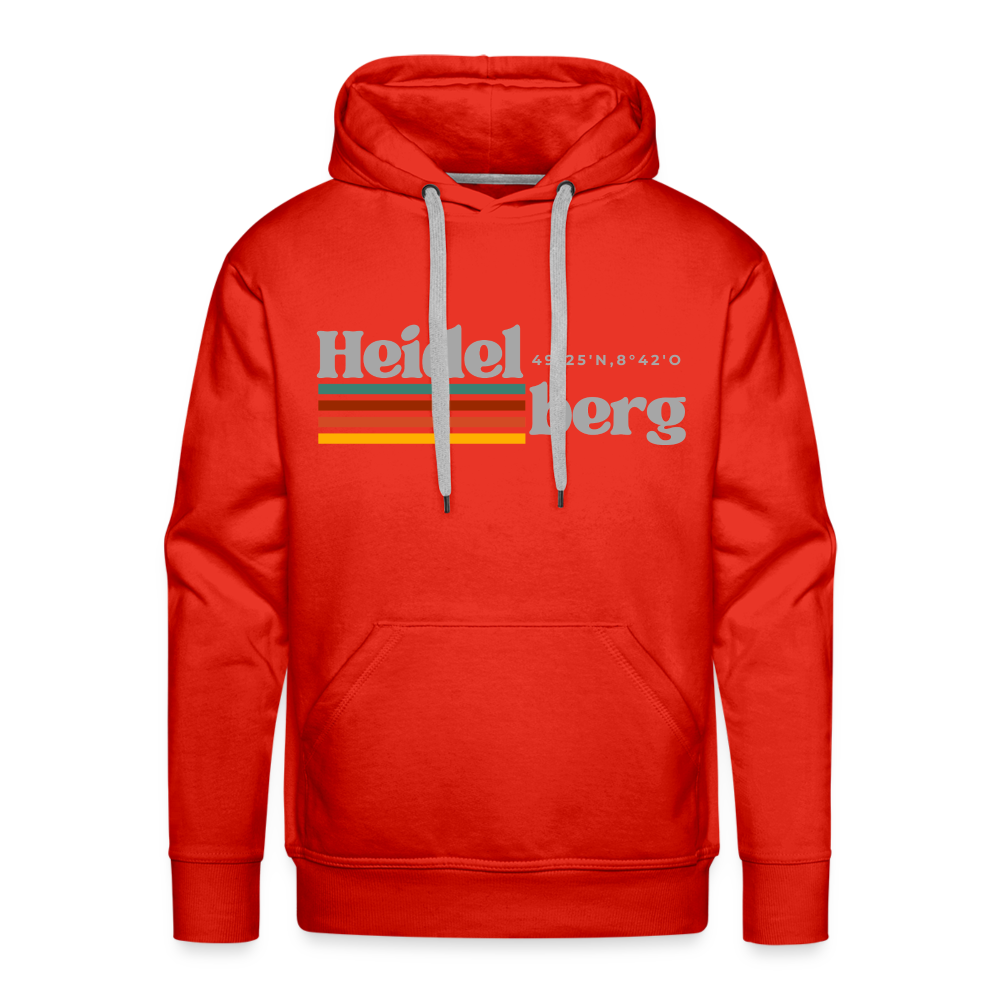 Hoodie Heidelberg "Retro" - Rot