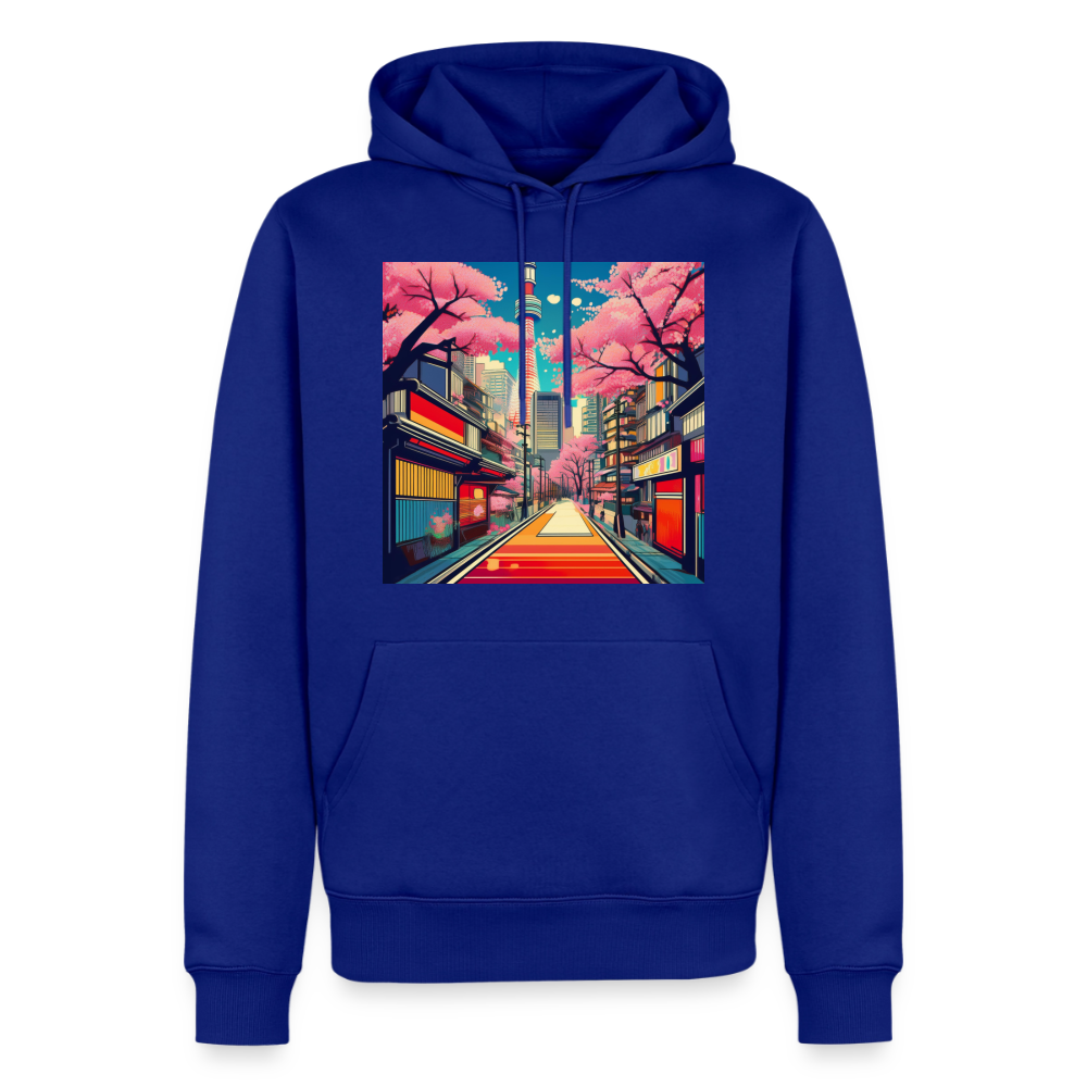 Hoodie Japan "Tokyo" - Royalblau