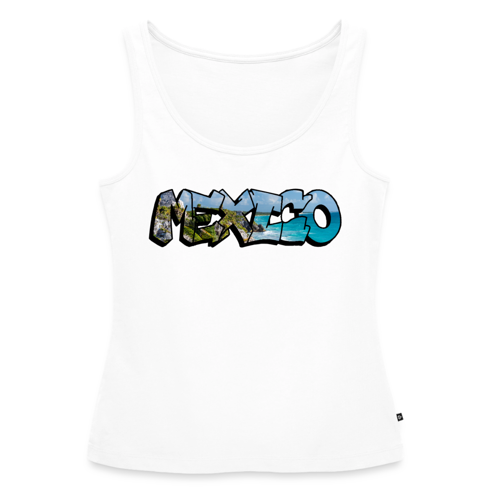 Tanktop Ladies Mexico Graffiti "Riviera" - Weiß