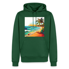 Hoodie Mexico "Paradise Cancun" - Flaschengrün