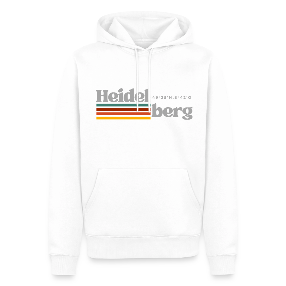 Hoodie Heidelberg "Retro" - Weiß