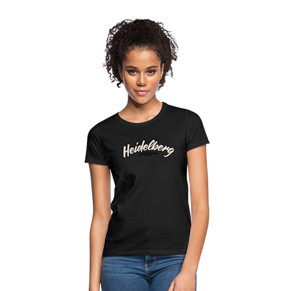 T-Shirt Ladies Heidelberg "Graffiti Tag" - Schwarz