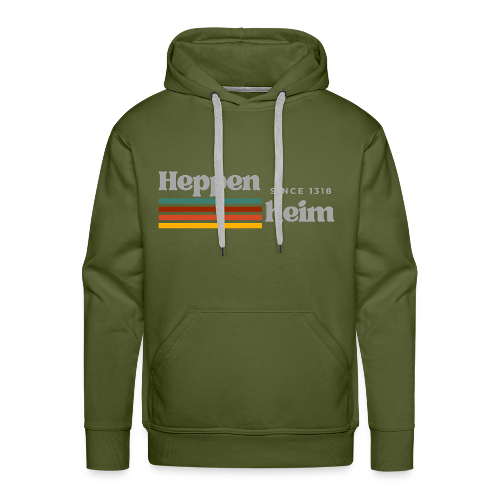 Hoodie Heppenheim "Retro" - Olivgrün