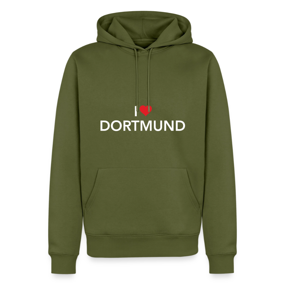 Hoodie "I Love Dortmund" - Khaki
