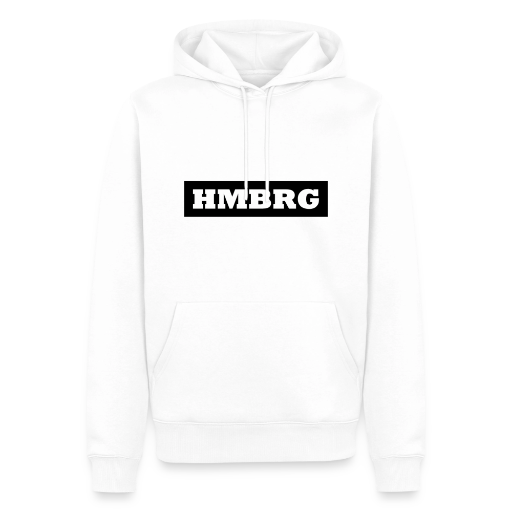 Hoodie Hamburg "HMBRG" Dark Edition - Weiß