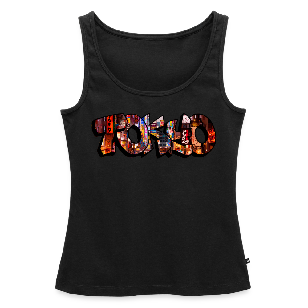 Tanktop Ladies Japan Graffiti "Tokyo" - Schwarz