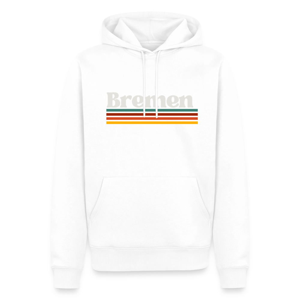 Hoodie Bremen "Retro" - Weiß
