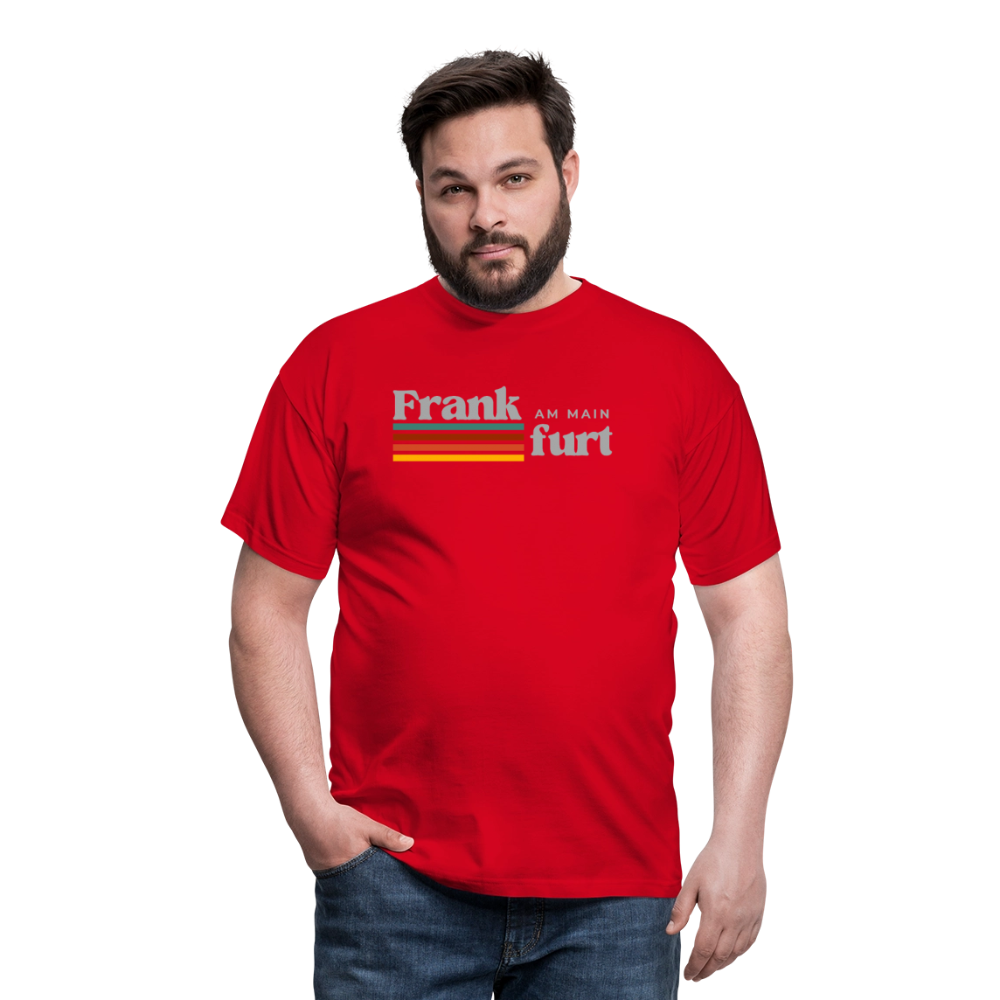 T-Shirt Frankfurt (Main) "Retro" - Rot
