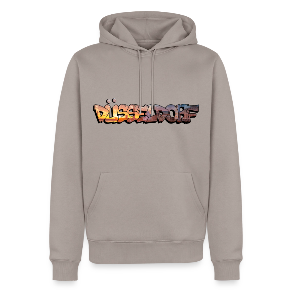 Hoodie Düsseldorf "Skyline Sunset" - Taupe