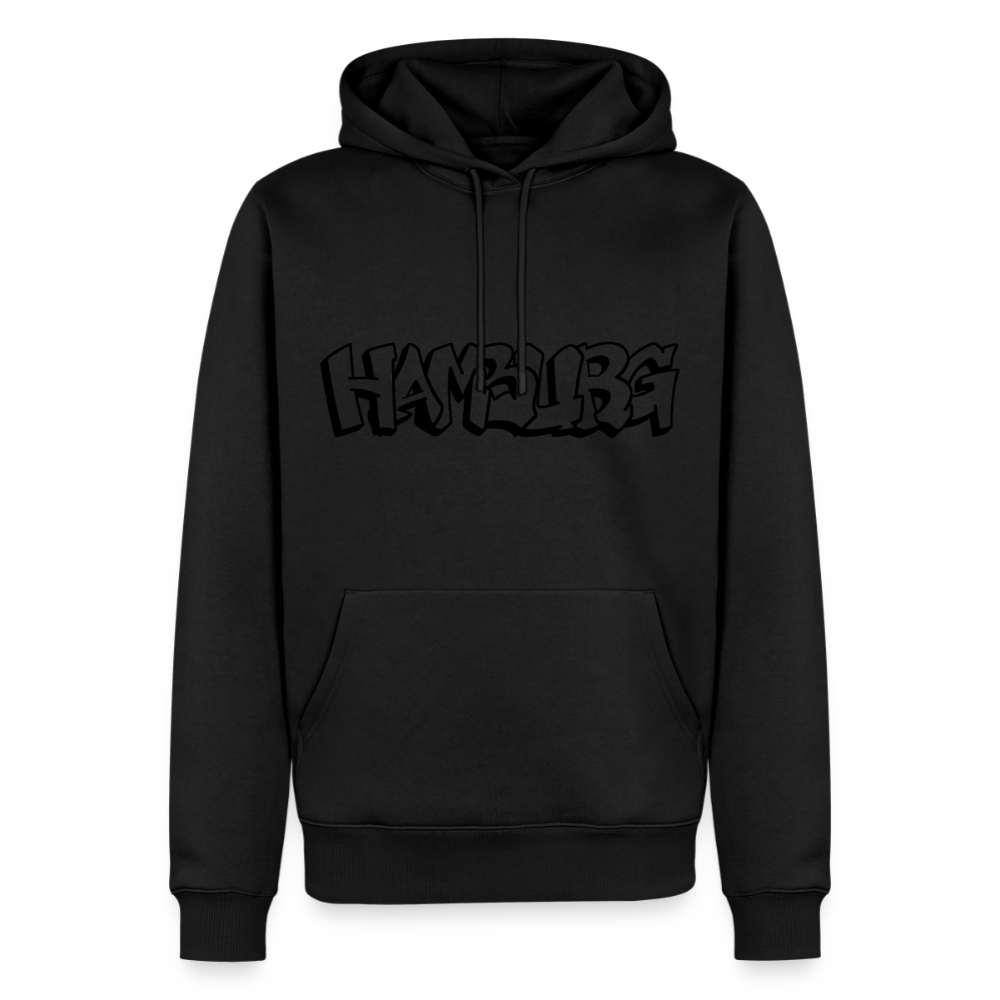 Hoodie Hamburg "Graffiti" Dark Edition - Schwarz
