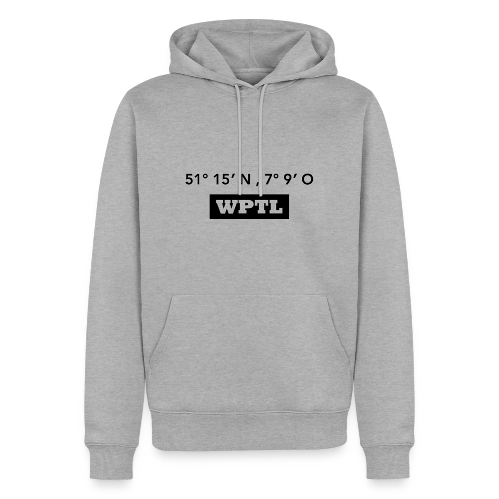 Hoodie WPTL "GPS" Dark Edition - Grau meliert