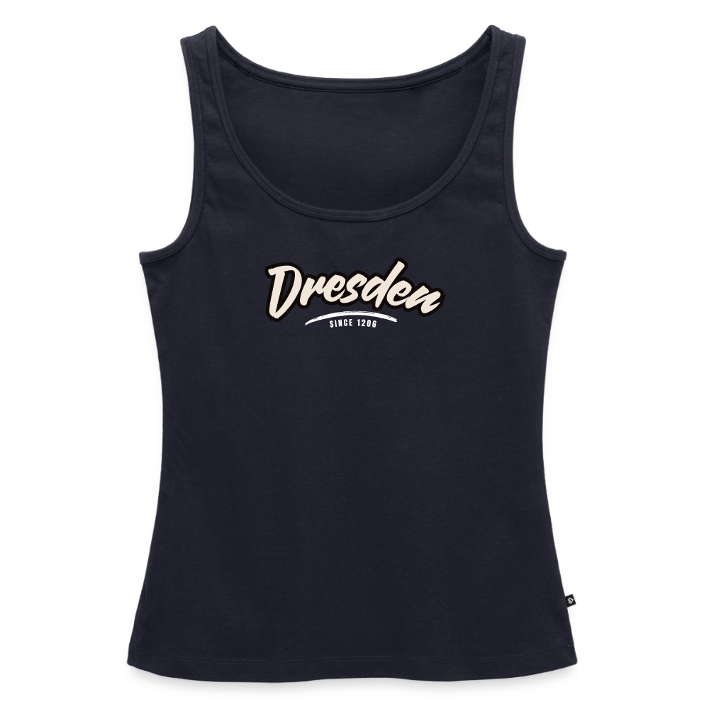 Tanktop Ladies Dresden "Graffiti Tag White" - Navy