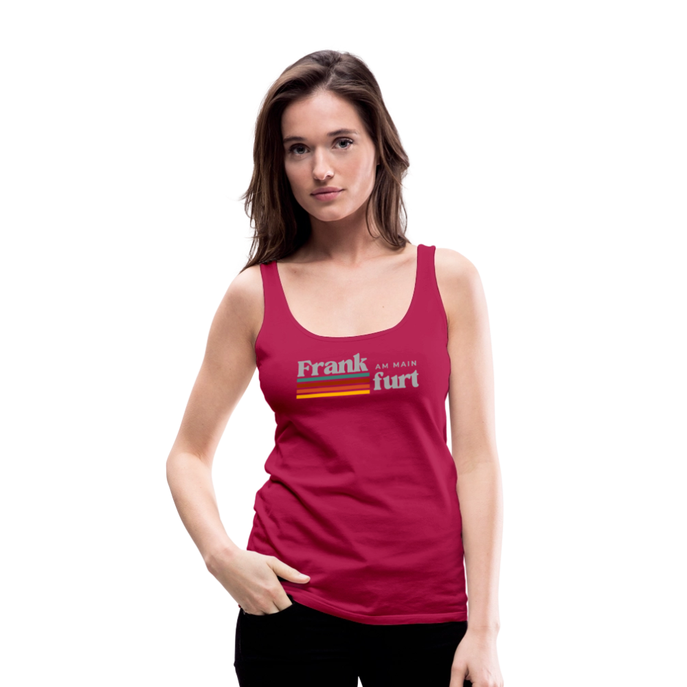 Tanktop Ladies Frankfurt (Main) "Retro" - dunkles Pink