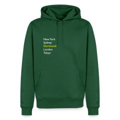 Hoodie Dortmund "Metropolen" Bright Edition - Flaschengrün