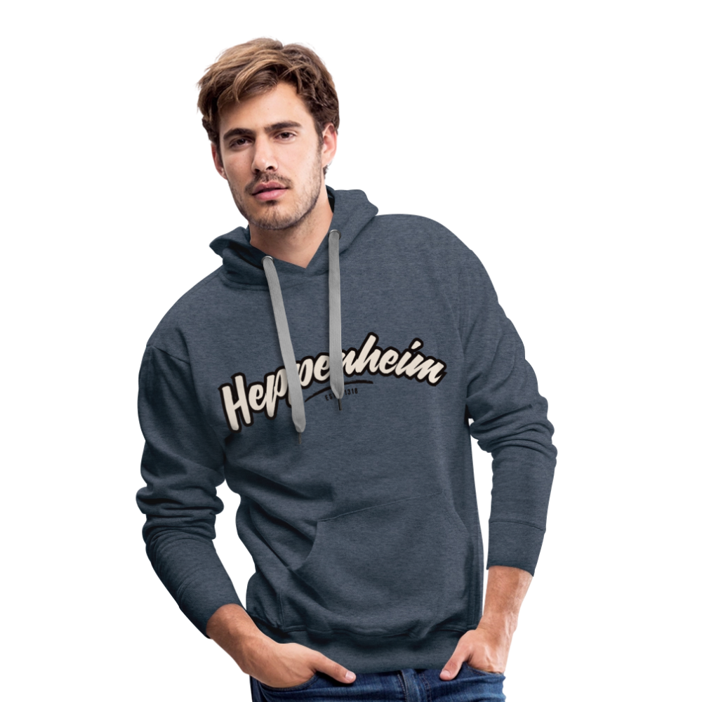 Hoodie Heppenheim "Graffiti Tag" - Jeansblau