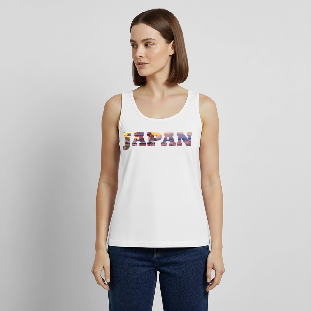 Tanktop Ladies Japan "Bold Panorama" - Weiß