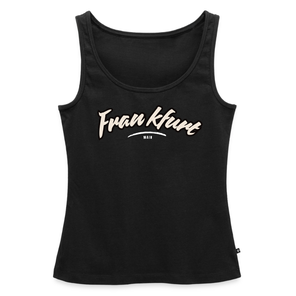 Tanktop Ladies Frankfurt (Main) "Graffiti Tag White" - Schwarz