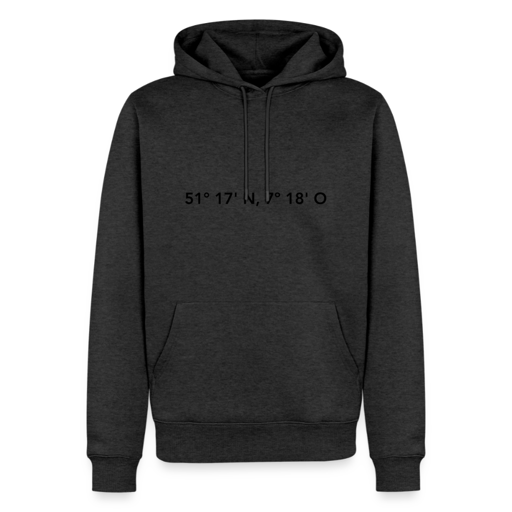 Hoodie Schwelm "GPS" Dark Edition - Anthrazit meliert