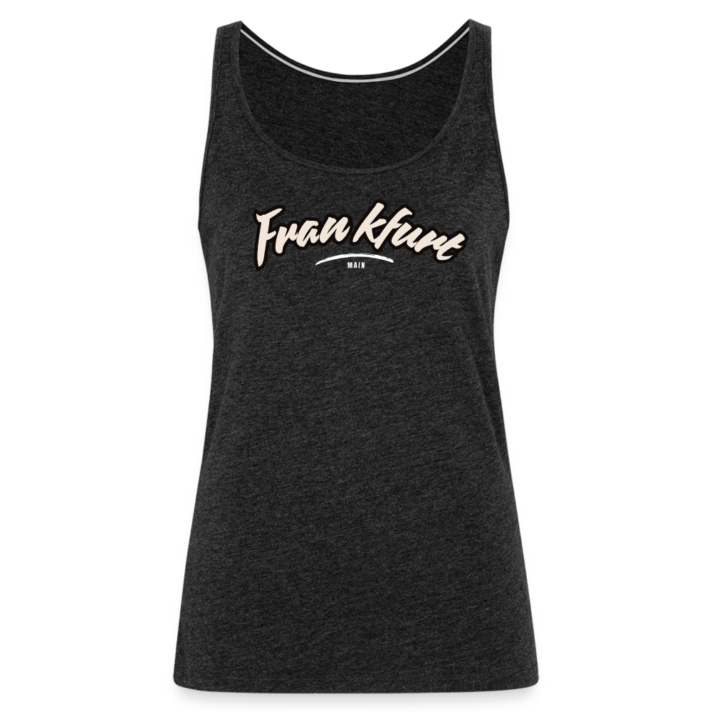 Tanktop Ladies Frankfurt (Main) "Graffiti Tag White" - Anthrazit