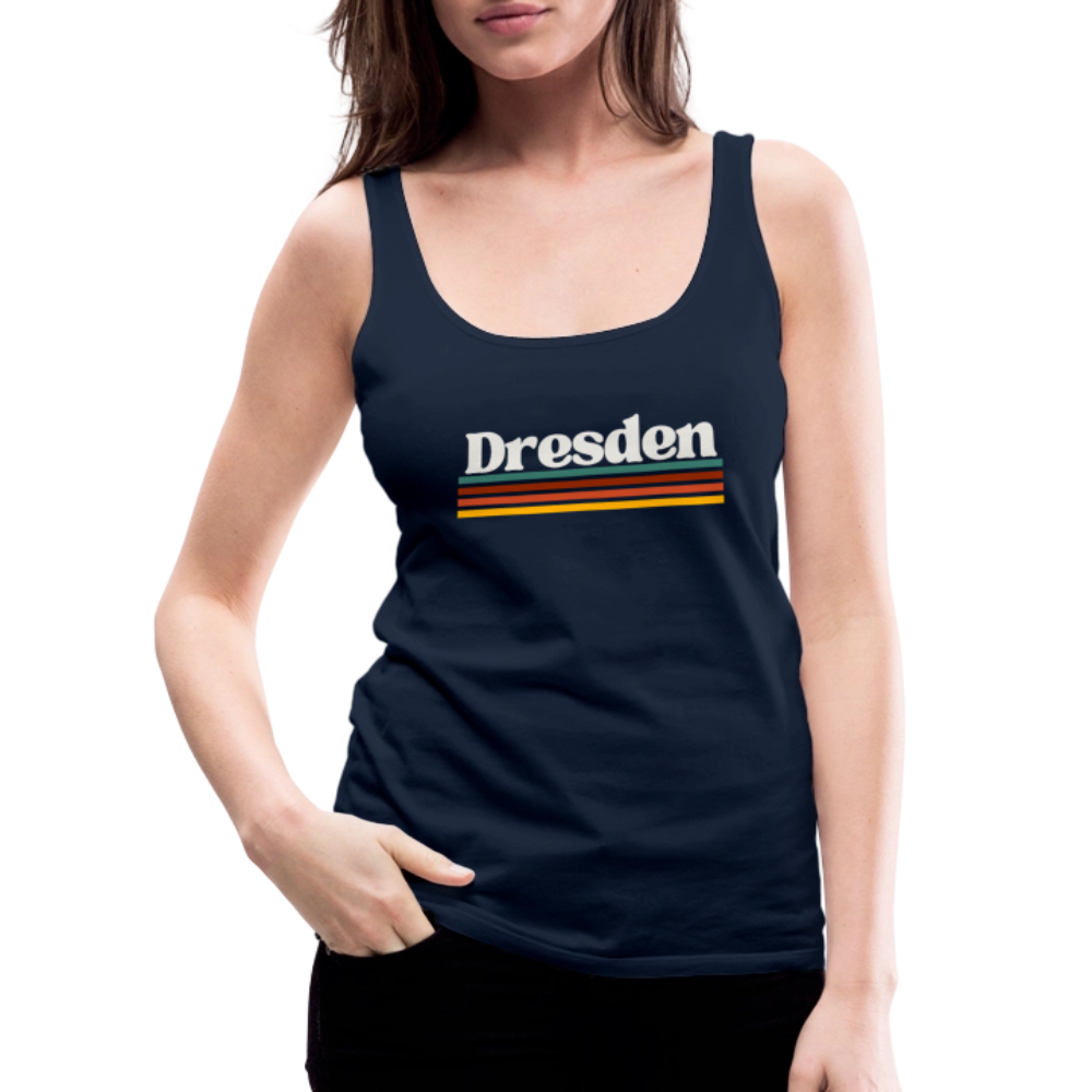 Tanktop Ladies Dresden "Retro" - Navy