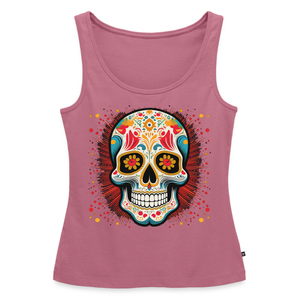 Tanktop Ladies Mexico "Craneo Dos" - Mauve