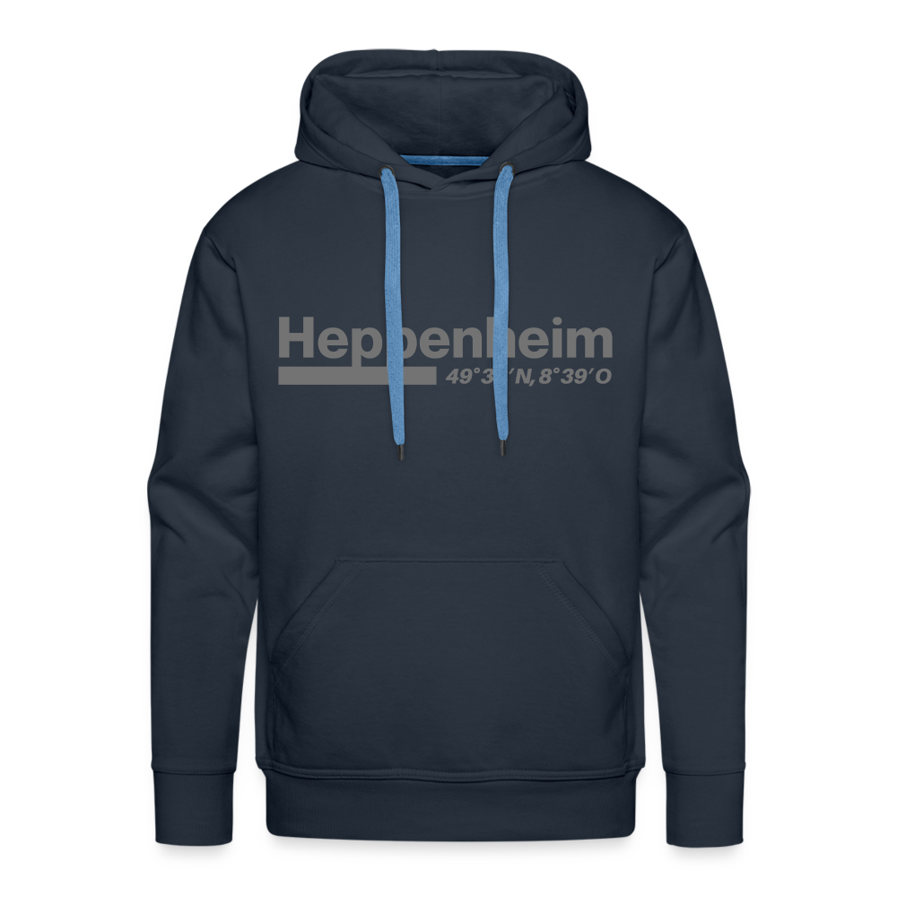 Hoodie Heppenheim "Bold GPS" - Navy