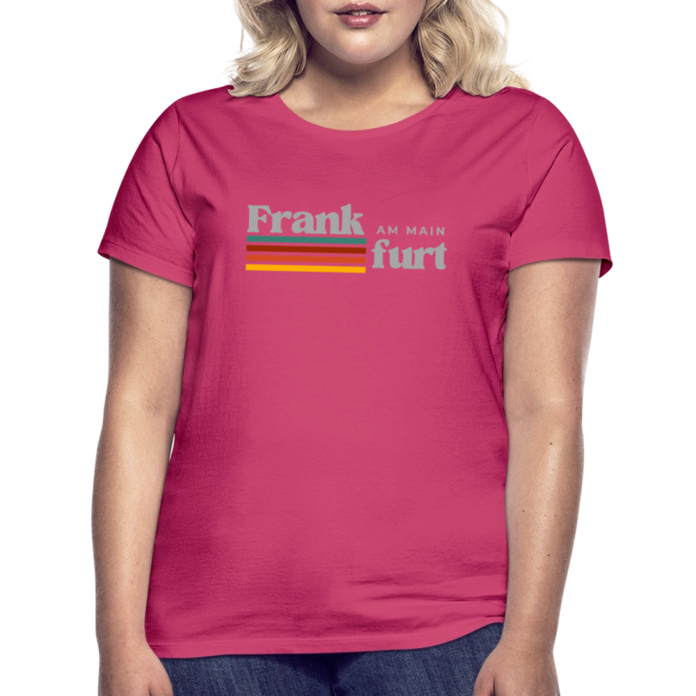 T-Shirt Ladies Frankfurt (Main) "Retro" - Azalea