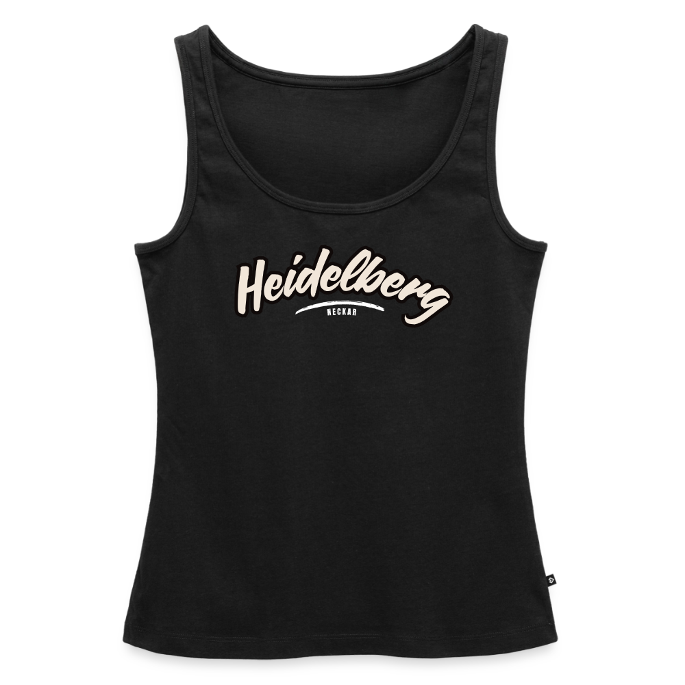 Tanktop Ladies Heidelberg "Graffiti Tag White" - Schwarz