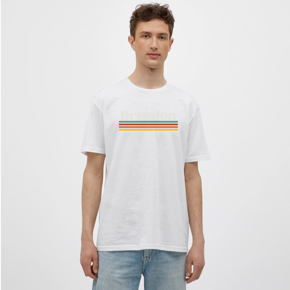 T-Shirt Dresden "Retro" - Weiß