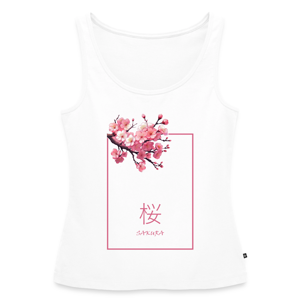 Tanktop Ladies Japan "Sakura" - Weiß