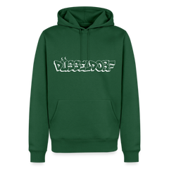 Hoodie Düsseldorf "Graffiti" Bright Edition - Flaschengrün