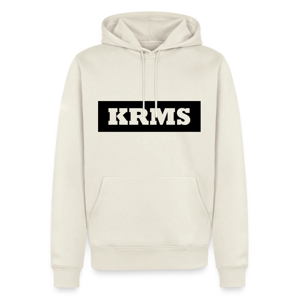 Hoodie "KRMS" Dark Edition - Naturweiß