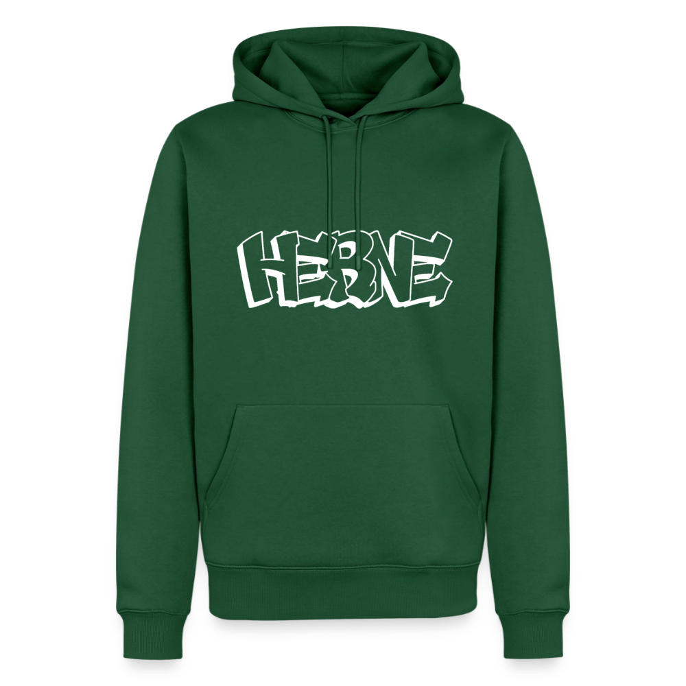 Hoodie Herne "Graffiti" Bright Edition - Flaschengrün