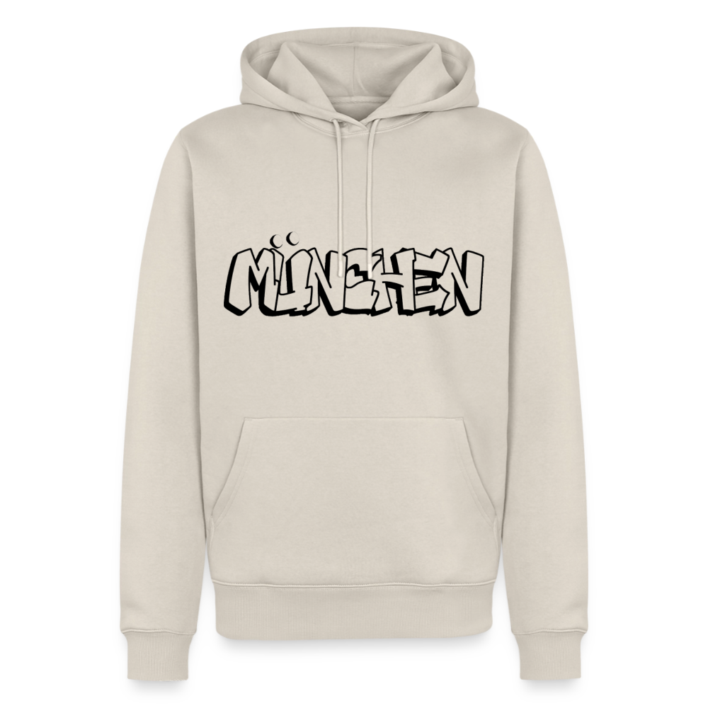 Hoodie München "Graffiti" Dark Edition - Beige