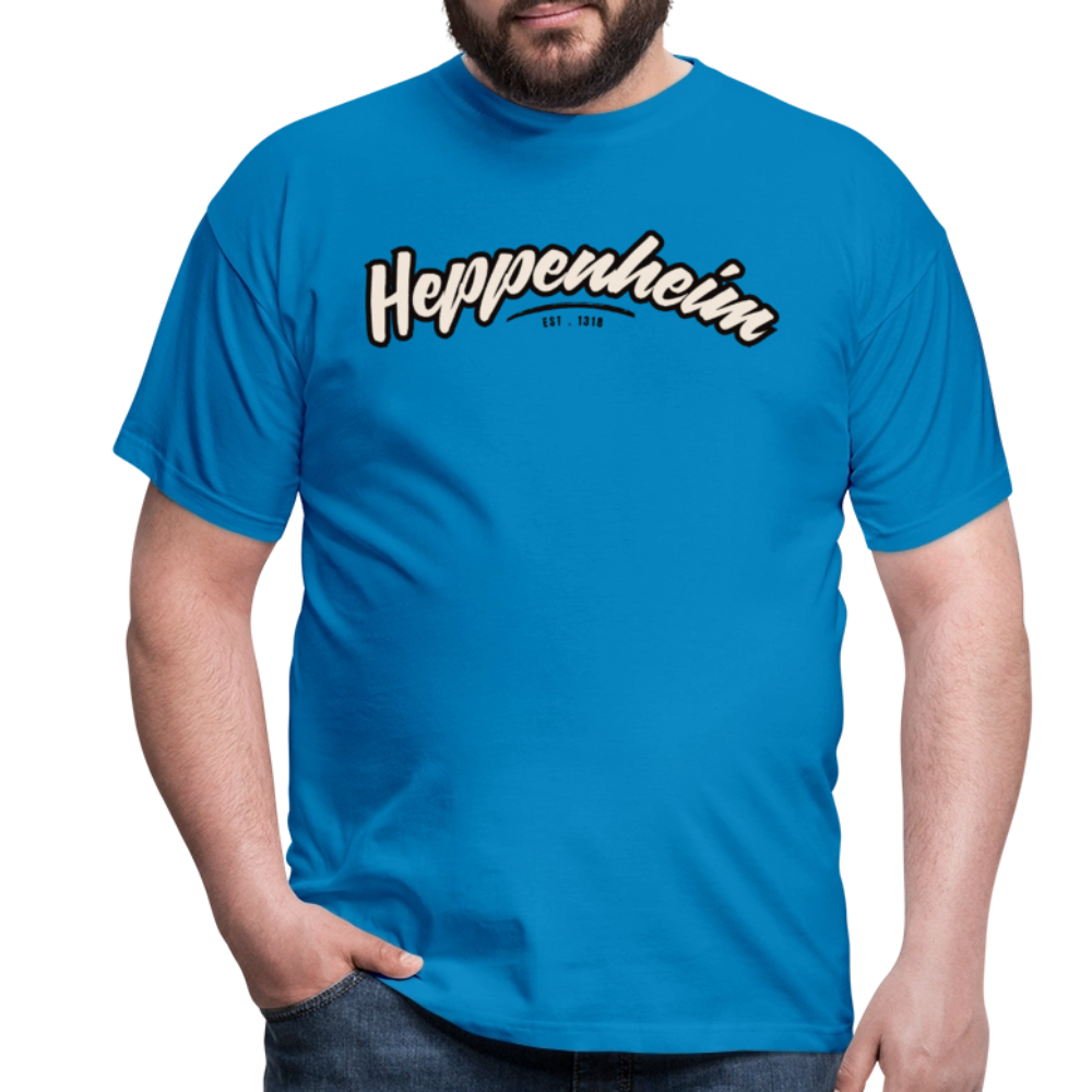 T-Shirt Heppenheim "Graffiti Tag" - Royalblau