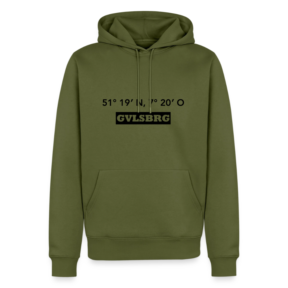 Hoodie Gevelsberg "GVLSBRG GPS" Dark Edition - Khaki