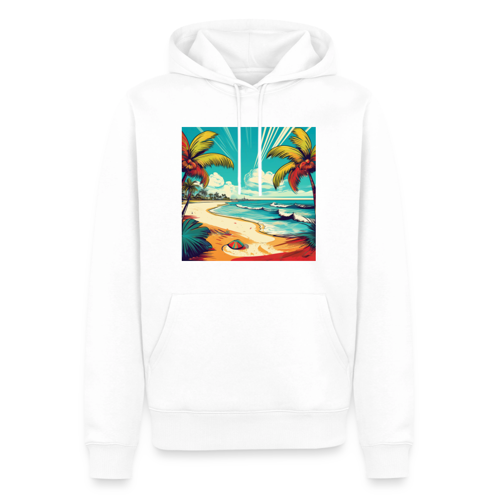 Hoodie Mexico "Paradise Tulum" - Weiß