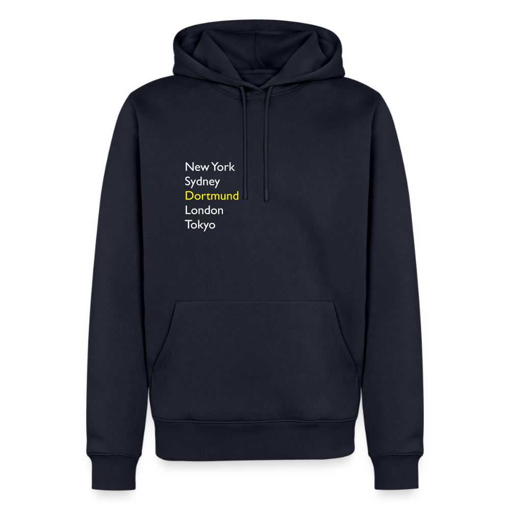 Hoodie Dortmund "Metropolen" Bright Edition - Navy