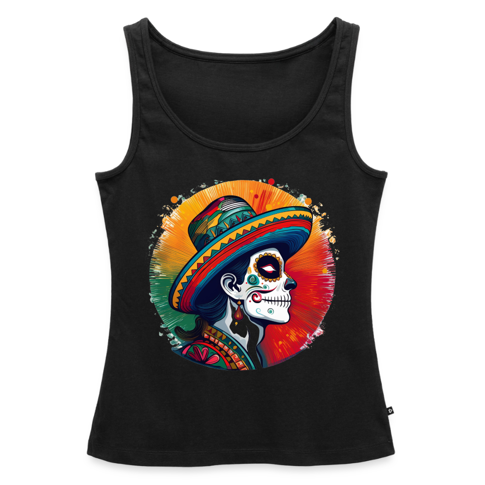 Tanktop Ladies Mexico "La Catrina Side" - Schwarz