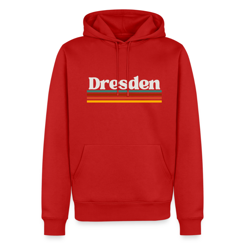 Hoodie Dresden "Retro" - Rot