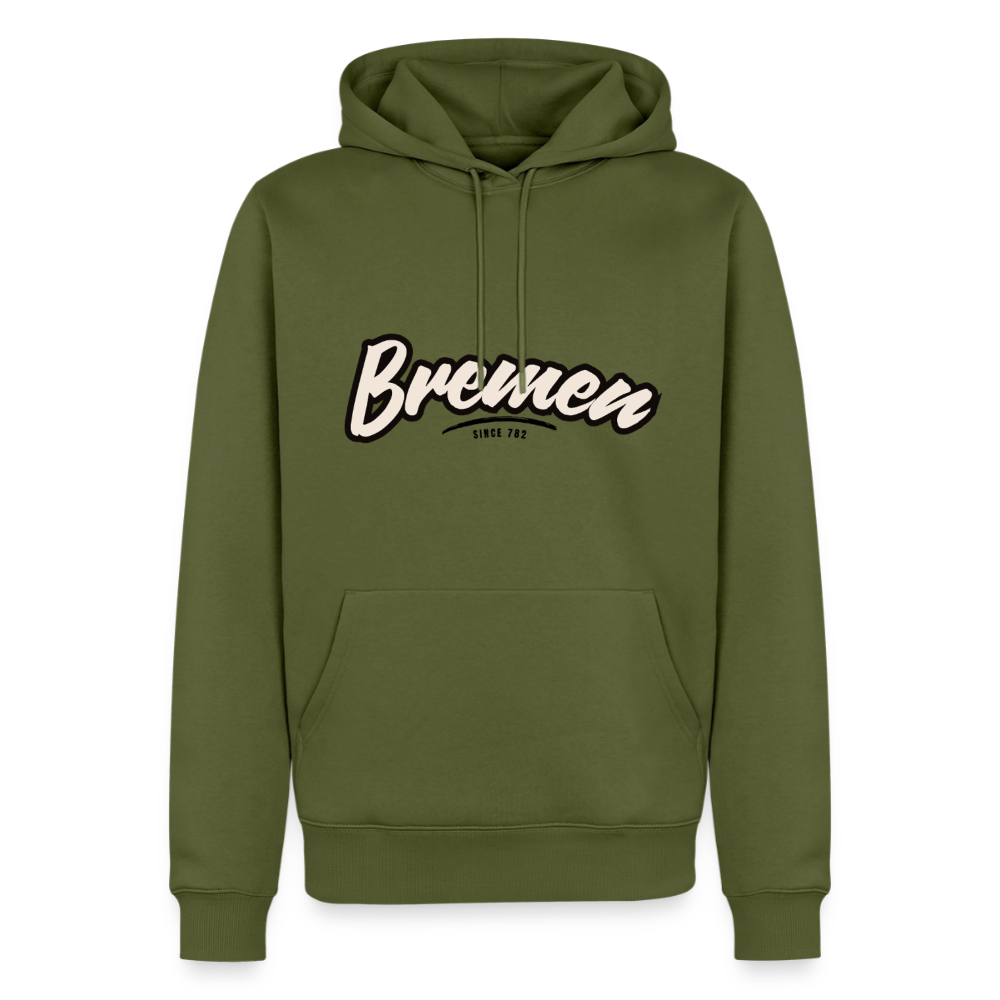 Hoodie Bremen "Graffiti Tag" - Khaki