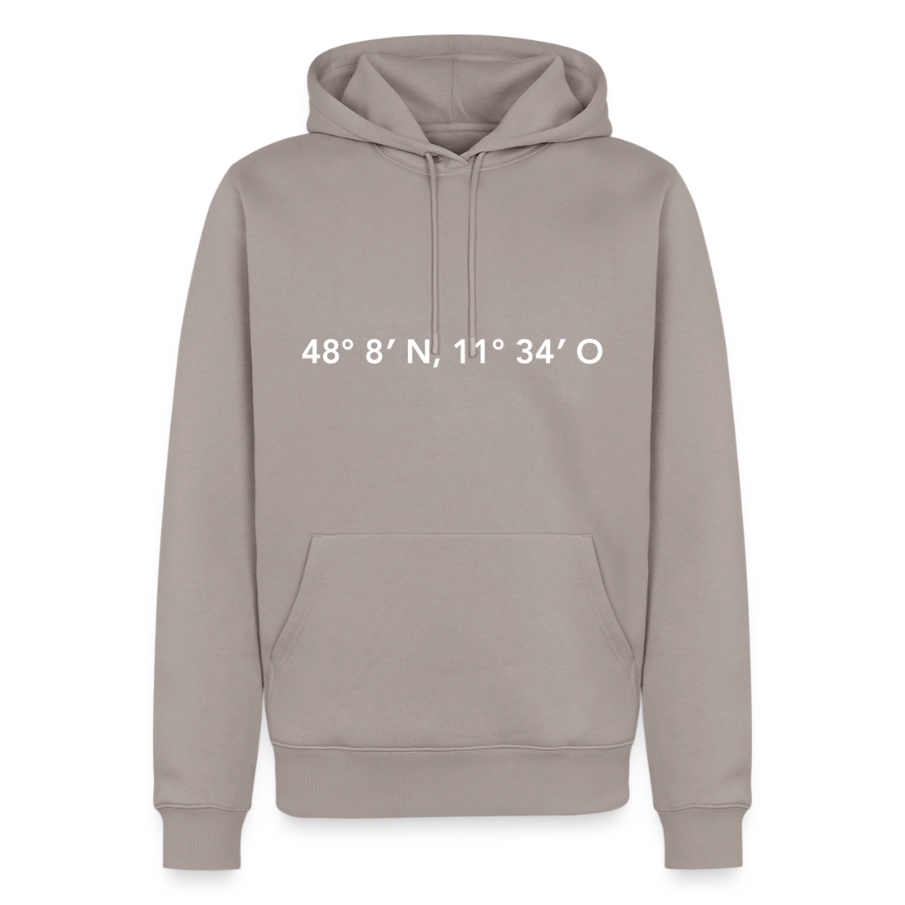 Hoodie München "GPS" Bright Edition - Taupe