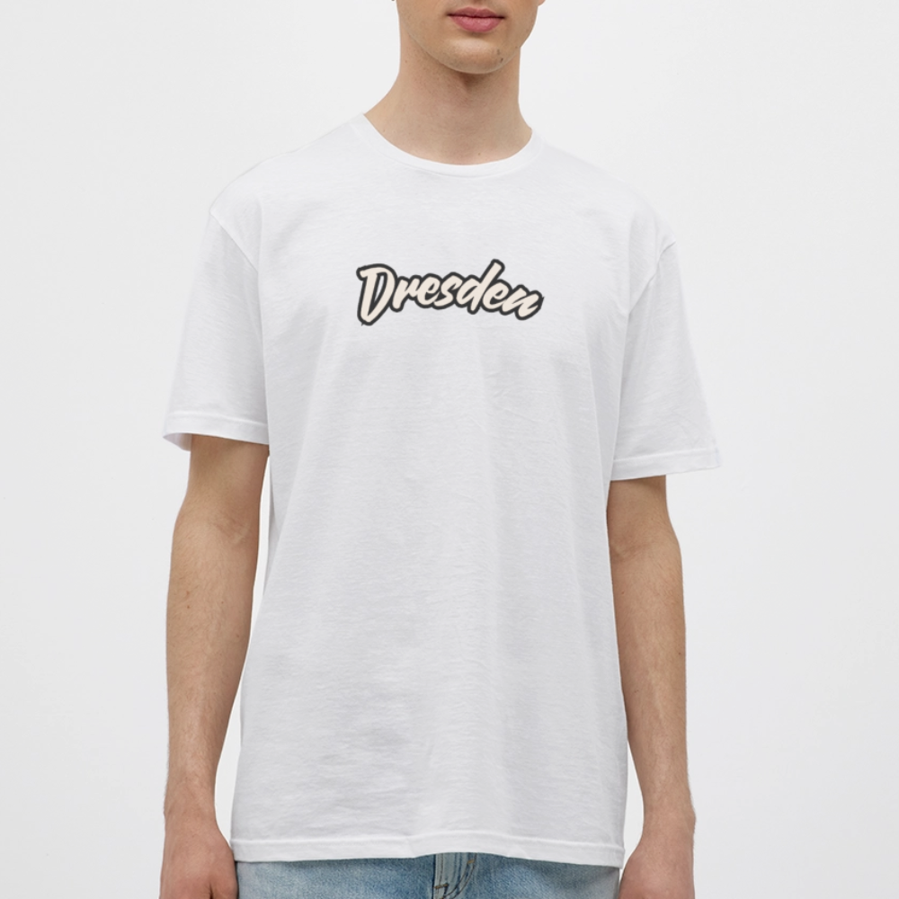 T-Shirt Dresden "Graffiti Tag White" - Weiß