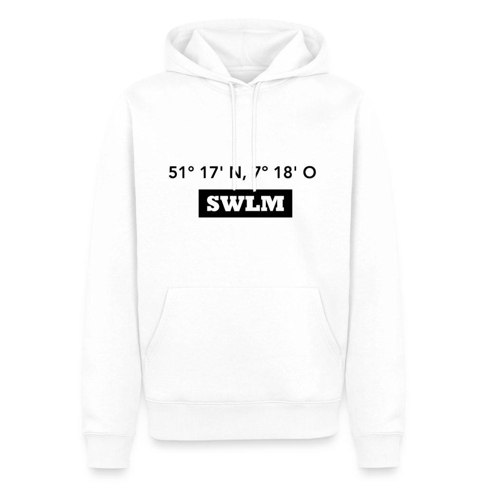 Hoodie Schwelm "SWLM GPS" Dark Edition - Weiß