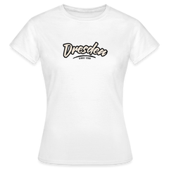 T-Shirt Ladies Dresden "Graffiti Tag" - Weiß