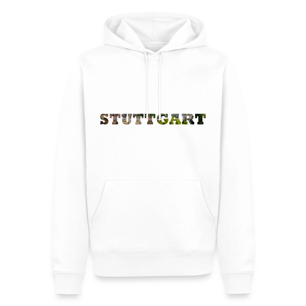 Hoodie Stuttgart "Panorama Bold" - Weiß