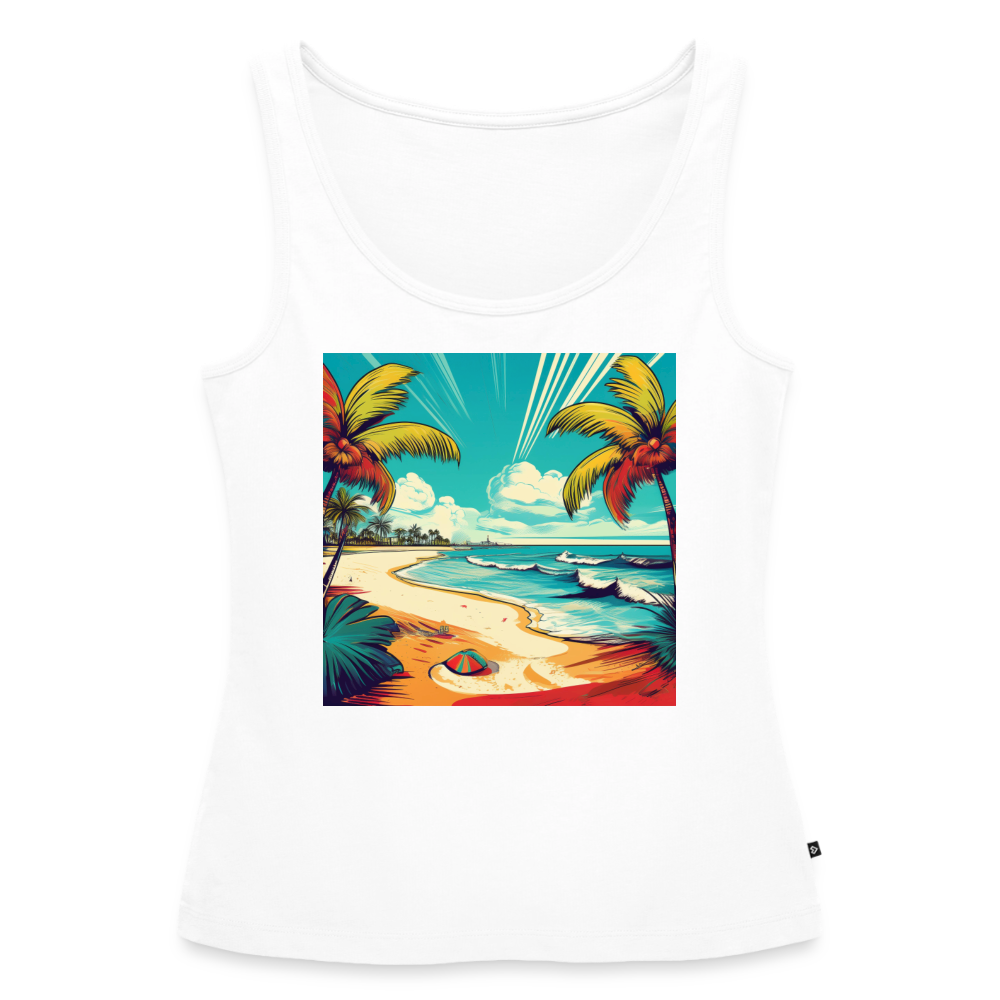 Tanktop Ladies Mexico "Paradise Tulum" - Weiß