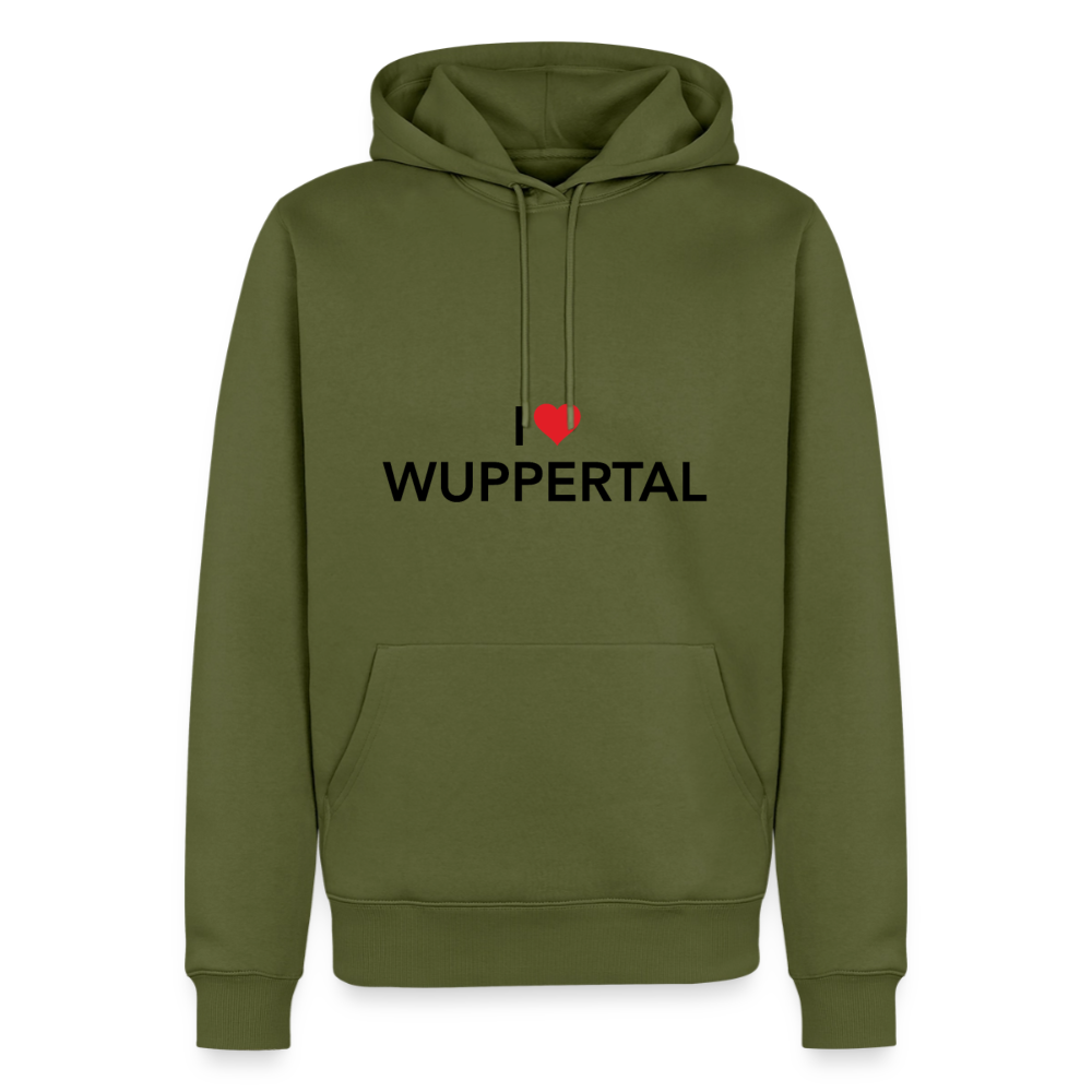 Hoodie "I Love Wuppertal" Bright Edition - Khaki