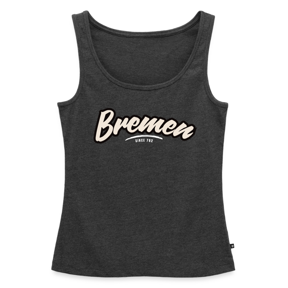 Tanktop Ladies Bremen "Graffiti Tag White" - Anthrazit meliert